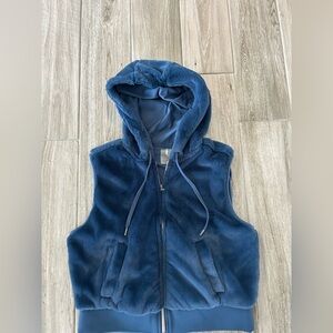 Calia  Blue Hooded Vest